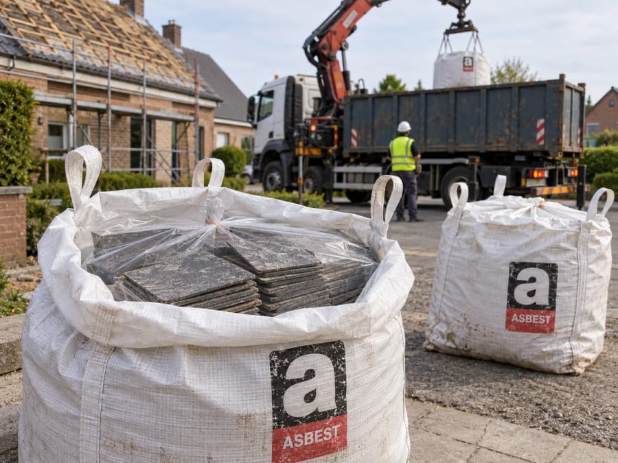 Asbestverwijdering — werf