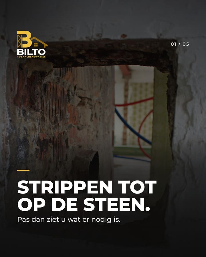 Een renovatiebudget dat ontspoort, komt meestal van wat achter de muur zat.